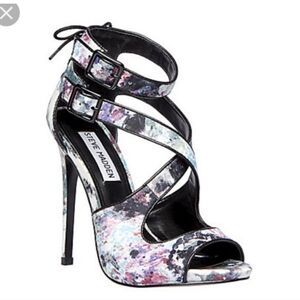 Multi color Steve Madden high heels size 7